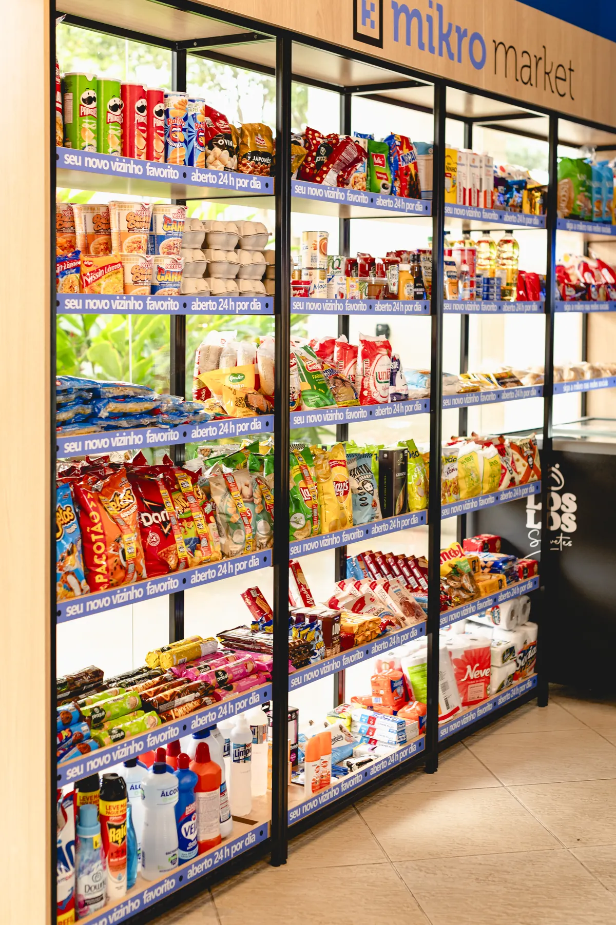 Mikro Market em pleno funcionamento